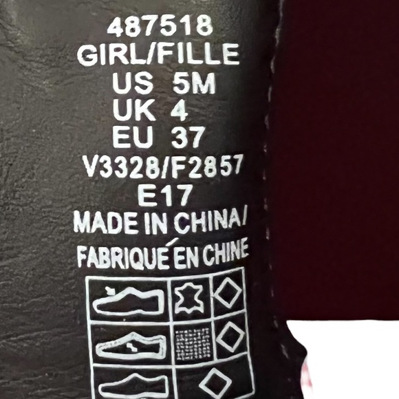 Lands’ End Blue/Gold Scalloped Booties Girls Size 5M - Picture 13 of 13